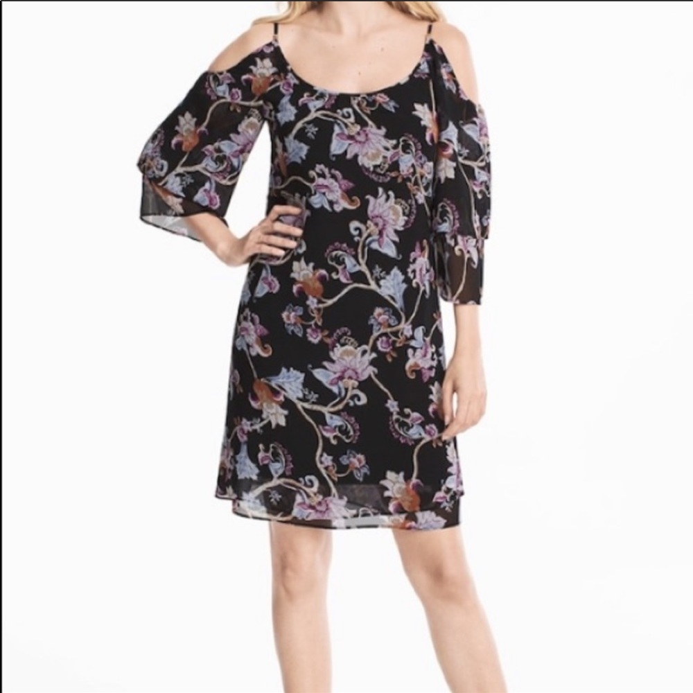NWOT WHBM cold shoulder dress